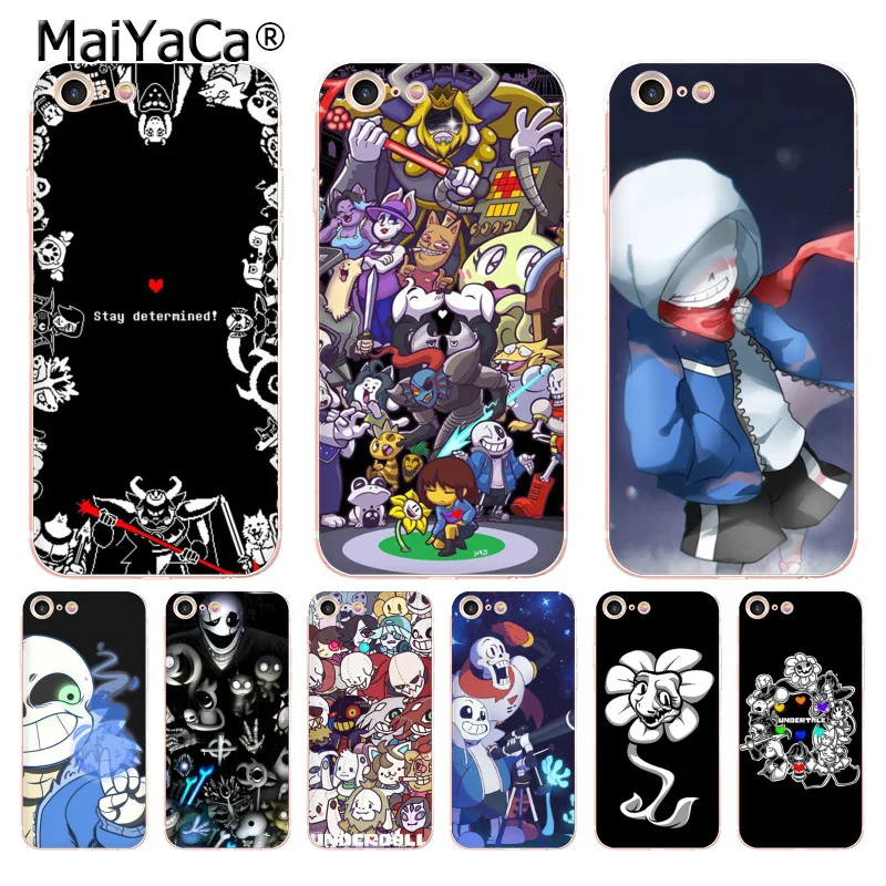 MaiYaCa undertale papyrus sans doggo милый мягкий ТПУ чехол для телефона iPhone 8 7 6 6S Plus 12pro 11pro X 5S XR XS
