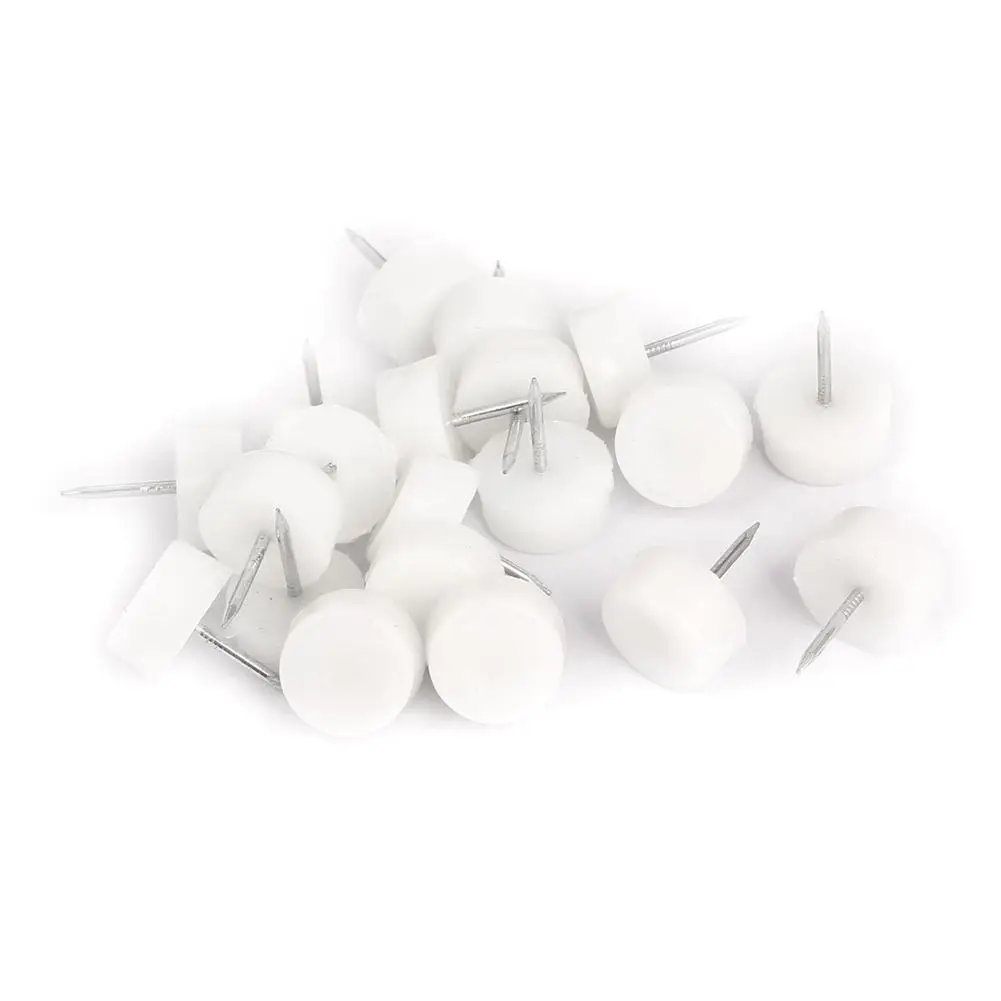 

Hot Sale Round Pads Protector Furniture Leg Feet Glides Nails 20mm 20Pcs