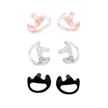 

Spiral Walkie Talkie Silicone Earplugs Replacement Noise Reduction Waterproof Earplugs 2 Packs Two-way Radio Tube Audio Kit