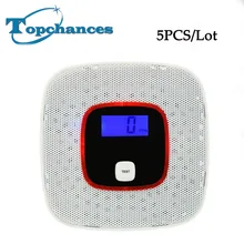 5 шт./лот высокое качество CO детектор внутренней безопасности сигнализацией угарного газа Сенсор угарного газа сигнализация предупреждающая о возможности отравления детектор