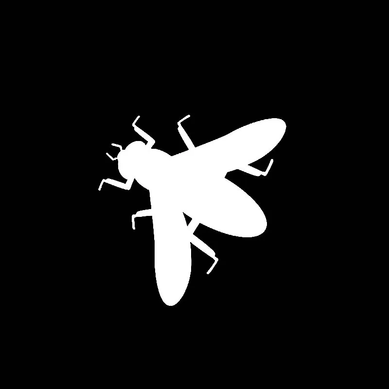 YJZT 13 8 м * 14 1 см Красивые минималистичные насекомые летающие тени художественные
