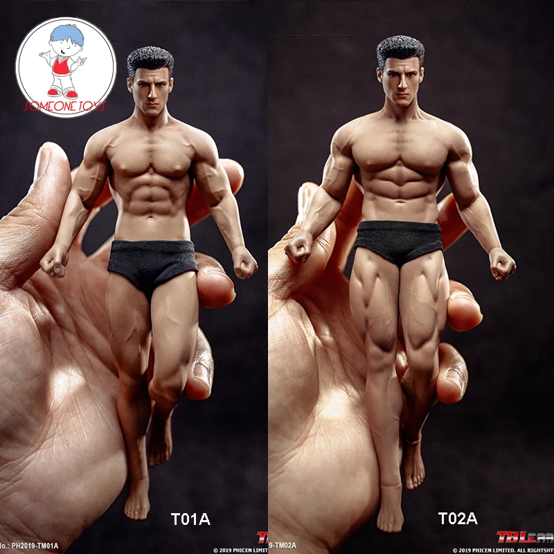  In Stock TBLeague 1/12 Super-Flexible Male Seamless Body Action Figure With Head Sculpt TM01A /TM02