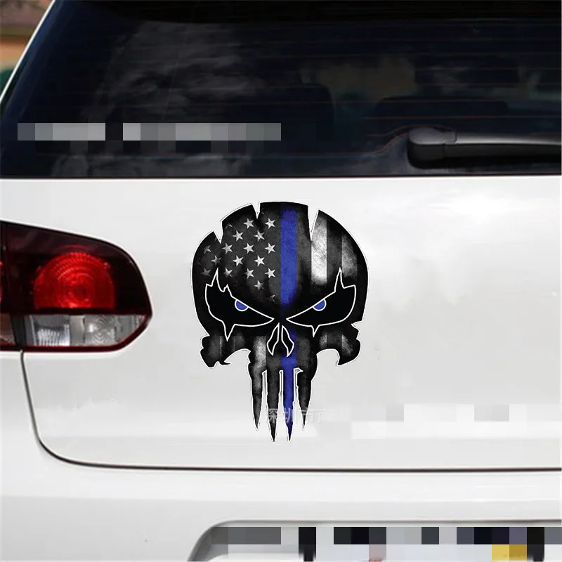 

Car Accessories Exterior Waterproof Ladybug Suv Soccer Skull Personality Car Sticker Decoration Car Decal Auto Styling