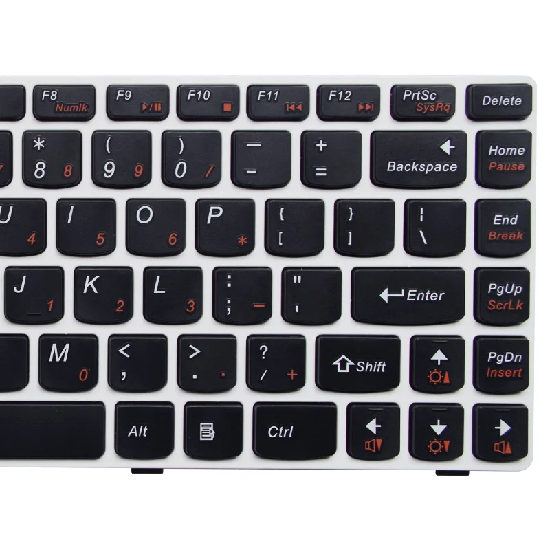 Новая английская клавиатура GZEELE для ноутбука Lenovo G480 G485 Z380 Z480 Z485 G480A G485A белый