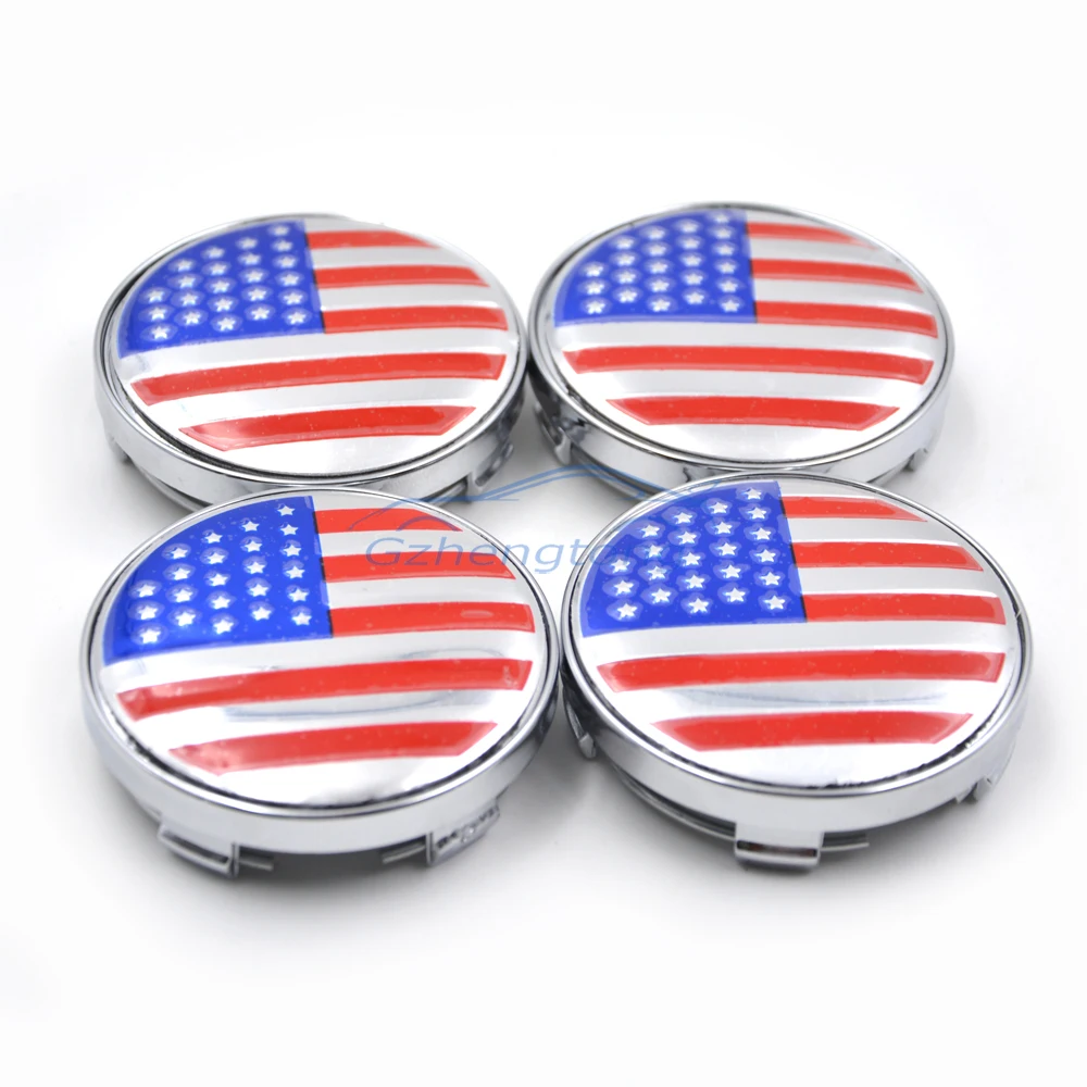 4pcs/set 60mm Car Steering Tyre Wheel Center Hub Cap Rim Covers Caps