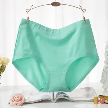 

New Arrival Briefs Women Underwears plus size 6XL Cotton Mid Waist Women's Panties