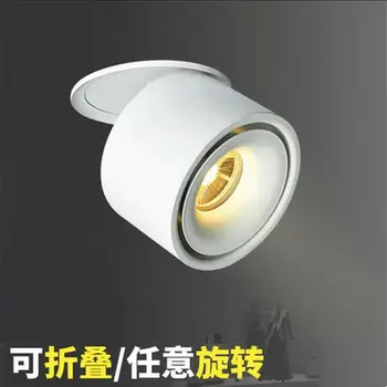 

Dimmable COB 20W 15W LED Downlights Recessed in Downlight LED Lighting Angle-adjustable AC110/220V Driver LED 4pcs Free Shipping