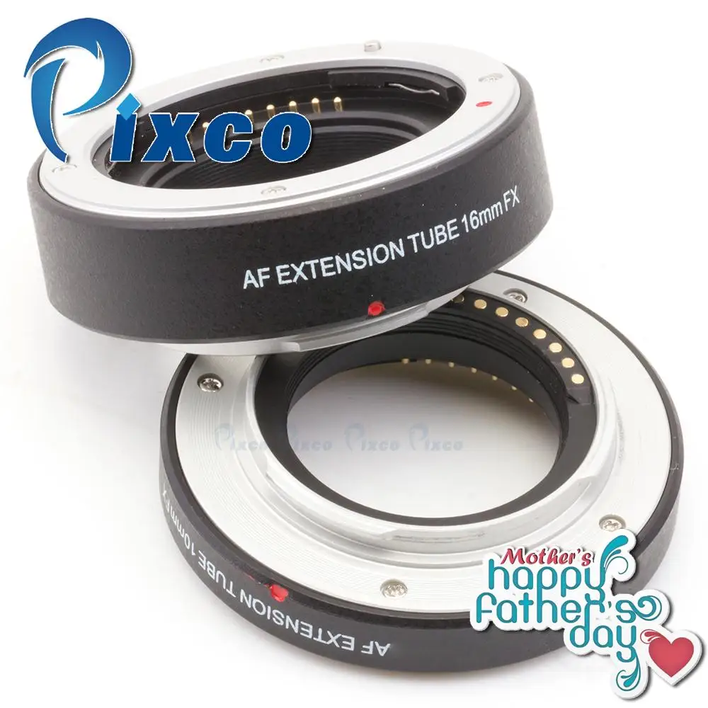 Pixco Autofocus Macro Extension Tube Set Suit for fujifilm X-A2 X-T1 X-A1 X-E2 X-M1 X-E1 X-Pro1