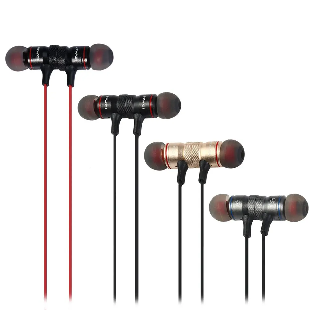 

Awei a920bl Smart Wireless Bluetooth 4.0 Handsfree Sports Earbuds Stereo Earphone Noise Reduction with Microphone Headset