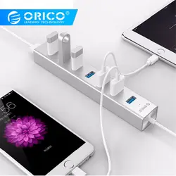 ORICO 7 Порты USB 3,0 Суперскоростной концентратор ABS 5 Гбит HUB OTG USB разветвитель для Apple Macbook Air ноутбук Планшетные ПК samsung galaxy s9