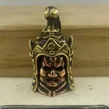 EDC инструменты латунные ножи бусины латунь медь Китай общий ремешок для шлема шарик Паракорд нож брелок инструмент DIY кулон#146