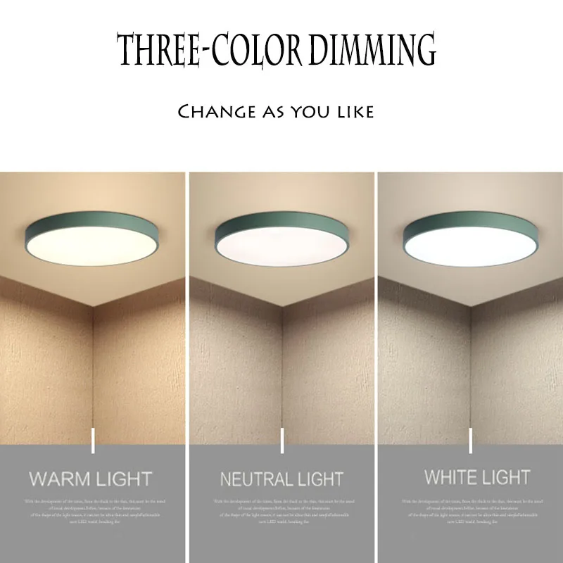 Современный минималистичный светодиодный ультра-тонкий круглый акриловый потолочный светильник для спальни, кухни, гостиной, коридора, балкона, потолочные светильники