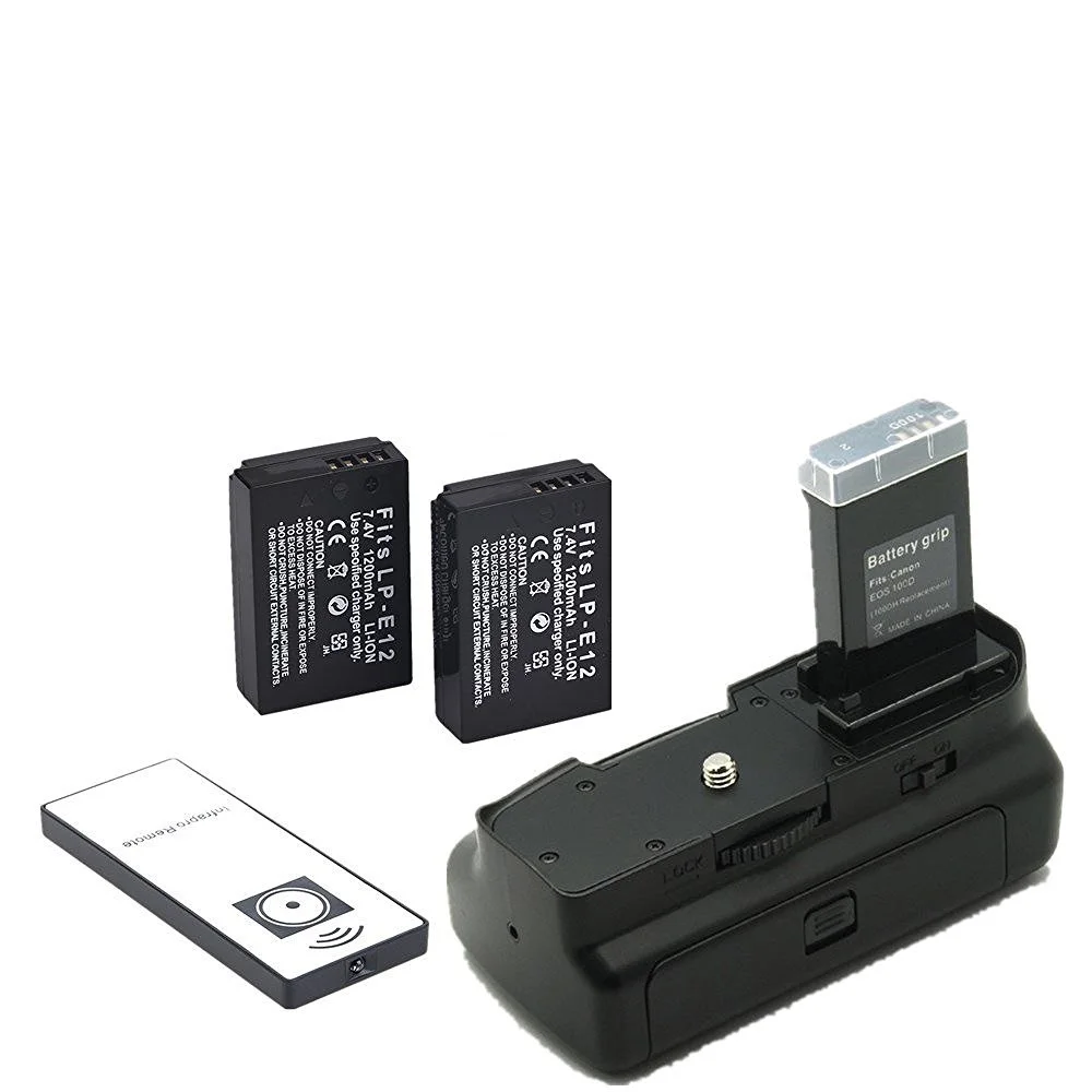 Battery Grip Holder Pack For Canon EOS 100D Rebel SL1 DSLR Camera