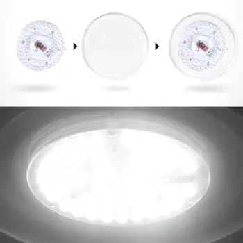 

Aluminum 220V LED Ceiling Light Retrofit Lamp Board 12W 18W Round Ceiling Lights SMD5730 Ceiling Lamp Module Light Source