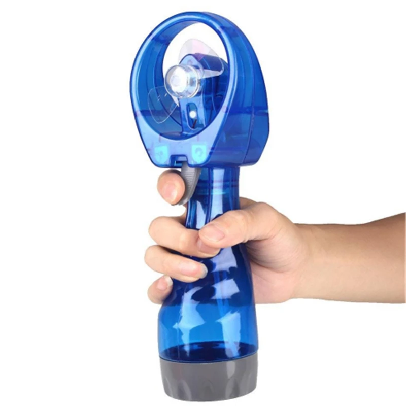 Горячая Великобритания Британский милый портативный ручной аккумулятор электрический вентилятор воздушный бутылка для воды паровой спрей