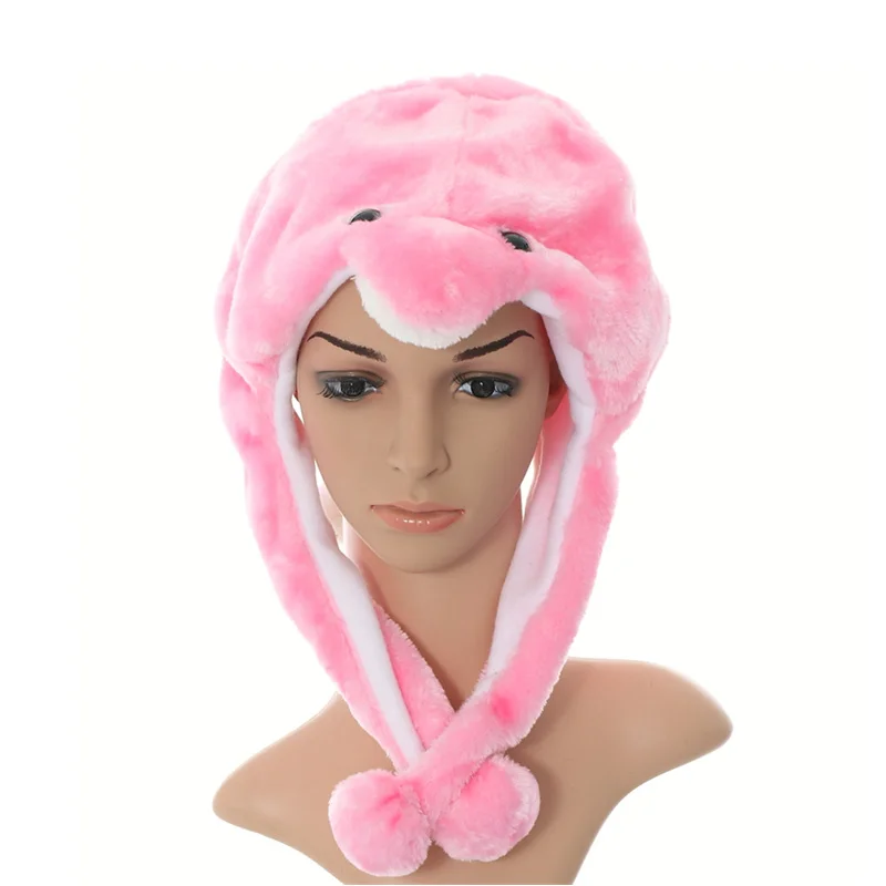 Двойная шапка унисекс для взрослых подростков девочек мальчиков Мультяшные