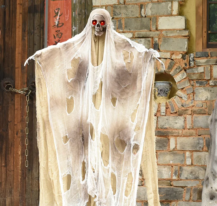 

electric Halloween decoration props haunted house bar scene Voice control 1.9m large ghost