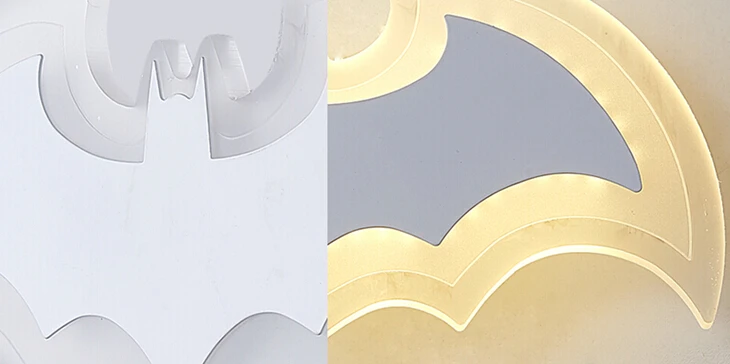 Lâmpadas de Parede Sala de Estar Luzes do Corredor Lâmpada de Cabeceira Luzes da Escada Luzes de Parede da Sala de Crianças dos Desenhos Criativas Quarto Animados Bat 6 Cheap room wall lights