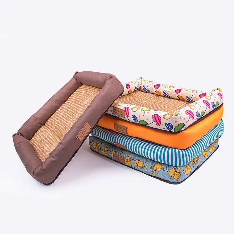 Winter Warm Pet Dog Bed Mats Cozy Soft Waterproof Pet Dog Cat House Kennel Cotton Padded Dog