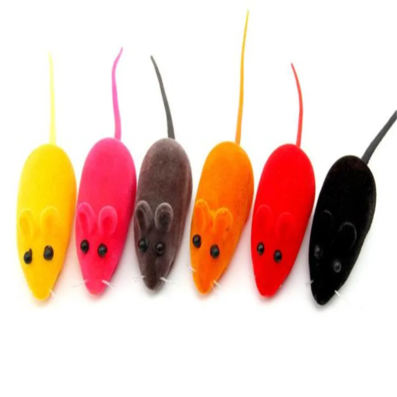 3pcs Hot Sale Fun Toy Little Mouse Realistic Sound Toys Cats For Pet Cat squeak toys Mice Toy For Kitten Cat #4n30 (5)