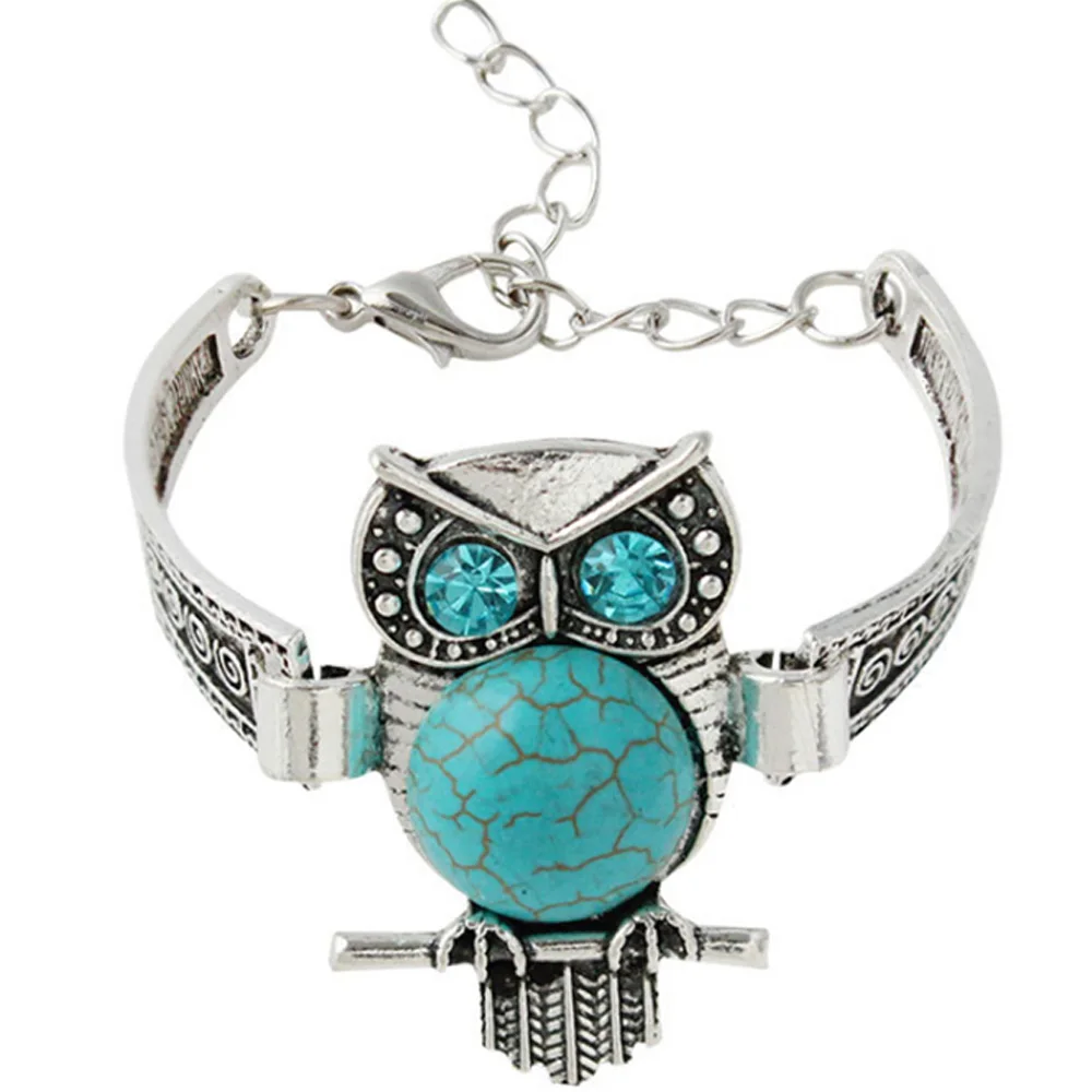 

European And American Retro Bohemian Animal Bracelet Imitation Thai Silver Bracelet