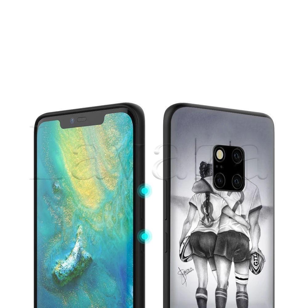 Lavaza كرة رجبي الرياضة حافظة لهاتف huawei زميله 20 الشرف ملاحظة 6a 7a 7c 7x 8c 8x9 10 نوفا 3i 3 لايت برو Y6 2018 رئيس