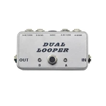 New A/B guitar looper pedal switch ture bypass effects pedal loop switch full metal footswitch pedal handmade free shipping New A/B guitar looper pedal switch ture bypass effects pedal loop switch full metal footswitch pedal handmade free shipping