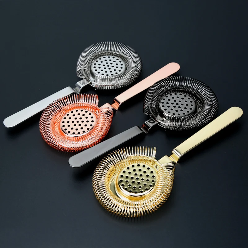 Buy 1pcs Stainless Steel Bar Strainer Cocktail Shaker