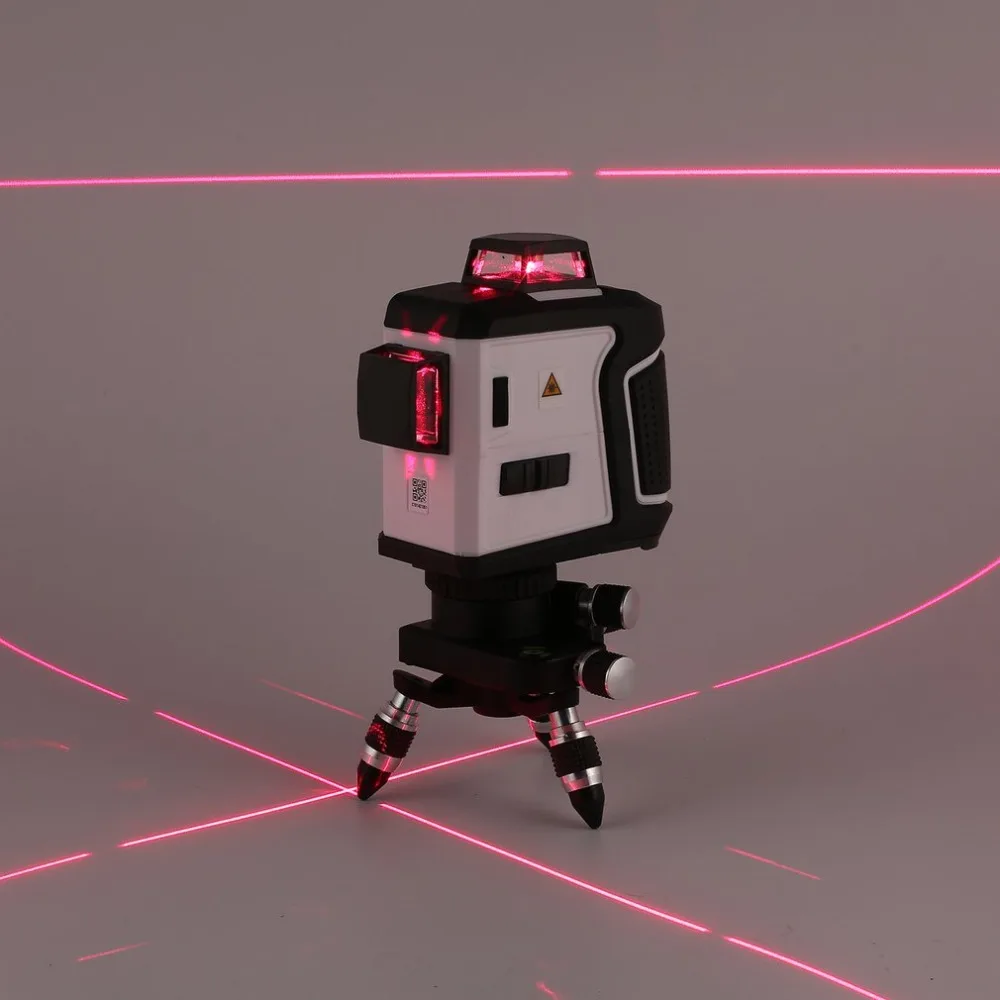 

UNI-T LM560 660nm Handheld Laser Leveler 3D 12 Lines Level Vertical 360 Horizon Measuring Cross Line Laser with Tripod Self Lev