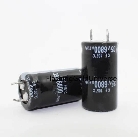 

35V 6800UF 6800UF 35V High frequency low resistance Electrolytic Capacitors Size:22X40 best quality