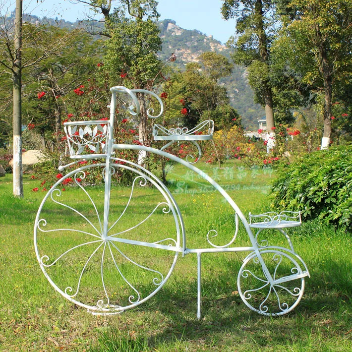 Hierro forjado bicicleta accesorios para el hogar mobiliario utilería