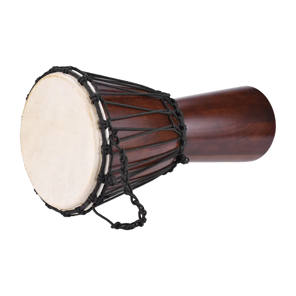 

Professional 8" African Djembe Hand Bongo Drum Percussion Music Instrument Select Hardwood Body Goatskin Head