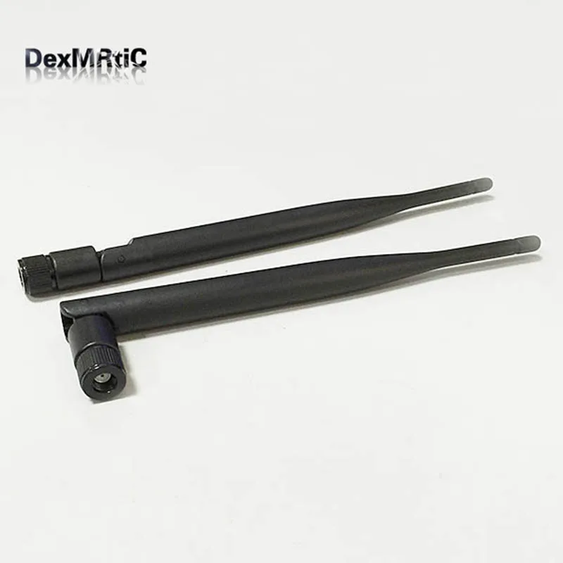 

1PC 2.4GHz / 5.8Ghz 6dBi Omni WIFI Antenna Dual Band RP SMA connector For Wireless Router Wholesale
