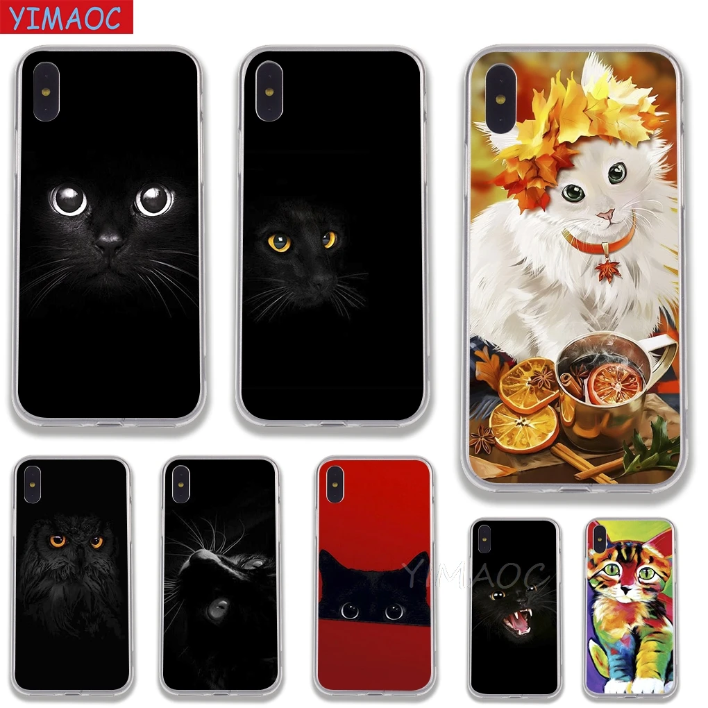 Мягкий чехол YIMAOC для iPhone 8 7 6 6S Plus 5 5S SE X XR XS 11 Pro Max |