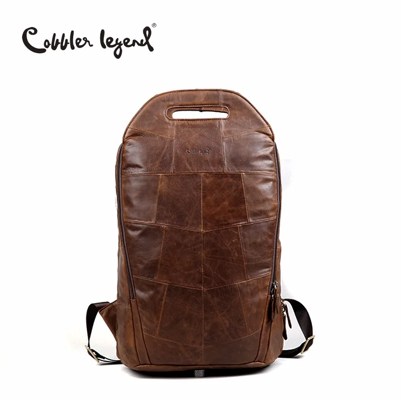 

Cobbler Legend 2018 Men Cowhide Genuine Leather Fashion Vintage Backpacks Large Capacity Shoulder Travelling Bag For Teenage