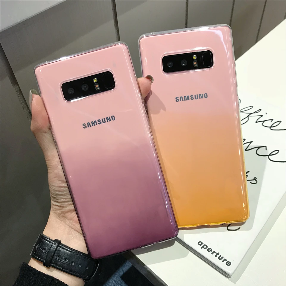 Милая девушка чехол с градиентными цветами для samsung Galaxy S10 плюс Чехол