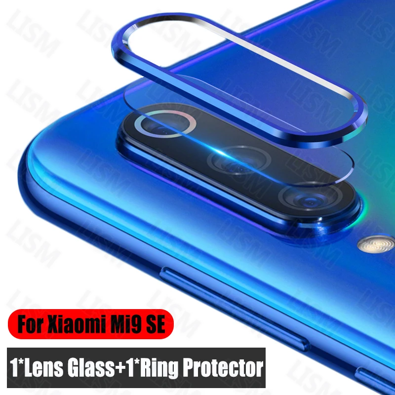 

For Xiaomi Redmi Note 8 Note 8 Pro Back Camera Metal Ring Rear Lens Screen Protector Soft Lens 7H Tempered Glass Film