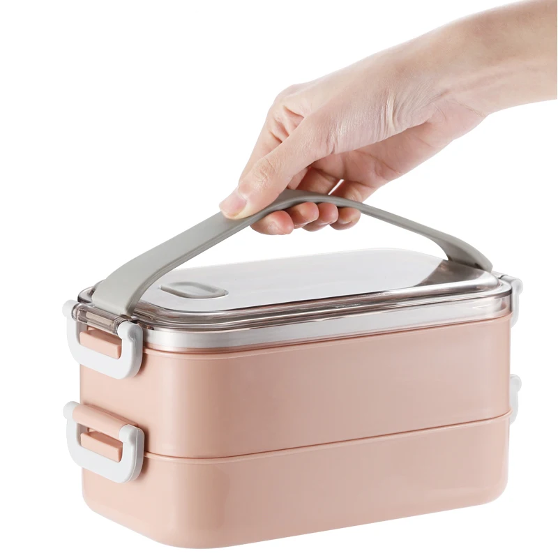 Ланч бокс из нержавеющей стали 304 для взрослых и детей Bento Box BPA Free|Коробки обеда| |