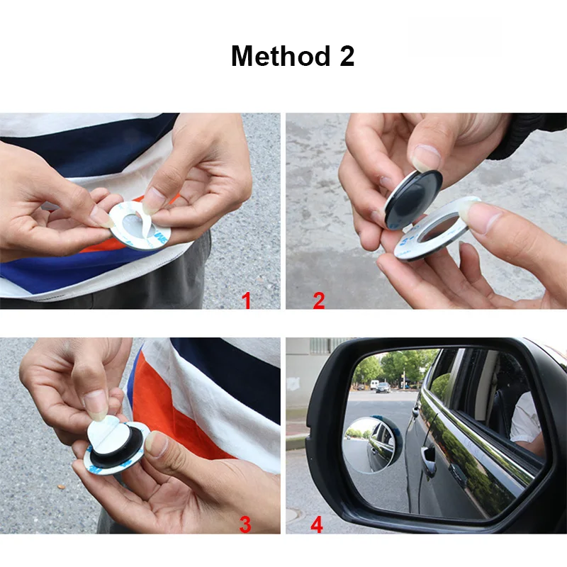 

1PCS Universal function Car Blind Spot Mirror Outside blind spot mirror Car Interior Mirror View wheel Auxiliary Mirror
