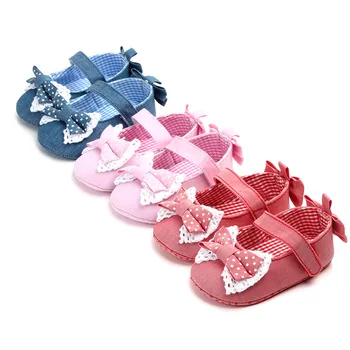 

Pink prewalk shoes for baby girl dress sneaker newborn slip on soft sole shoes autumn walking shoes for girl
