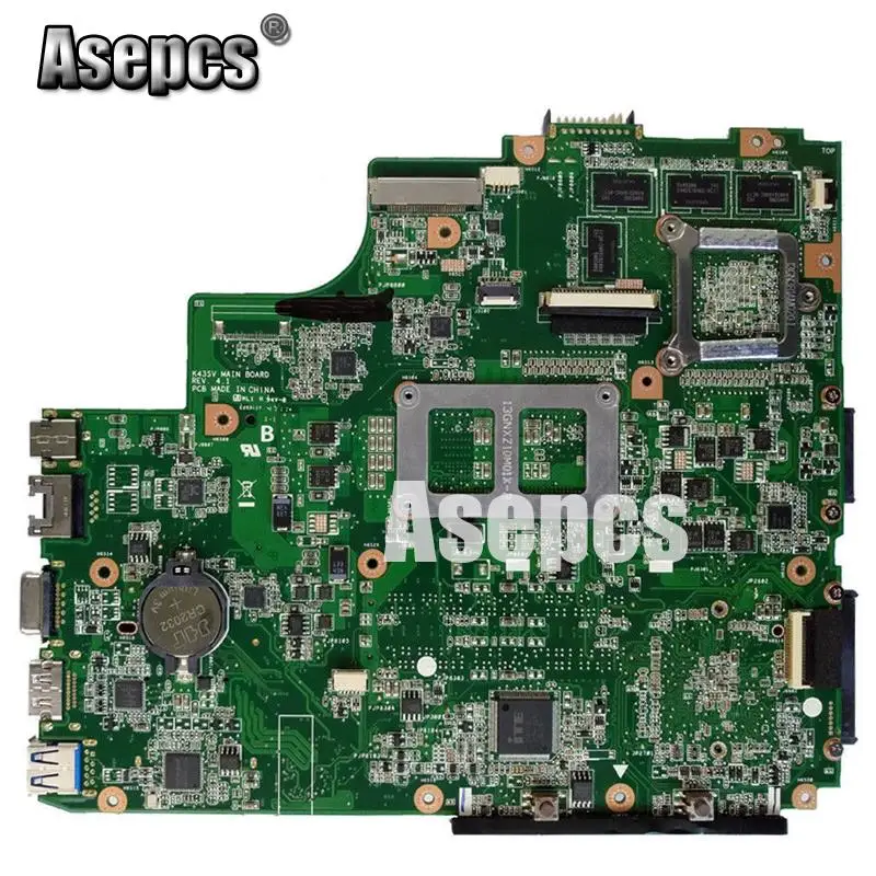 Asepcs K43SM محمول اللوحة الأم ل ASUS X43S A43S K43S A83S A84S K43SJ K43SV اللوحة 100% موافق HM65 GT630M/1 GB