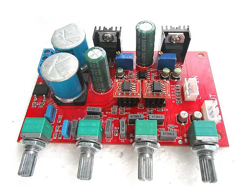 OP275 fever tone amplifier board With LF353 + LM317 + LM337 servo power ...