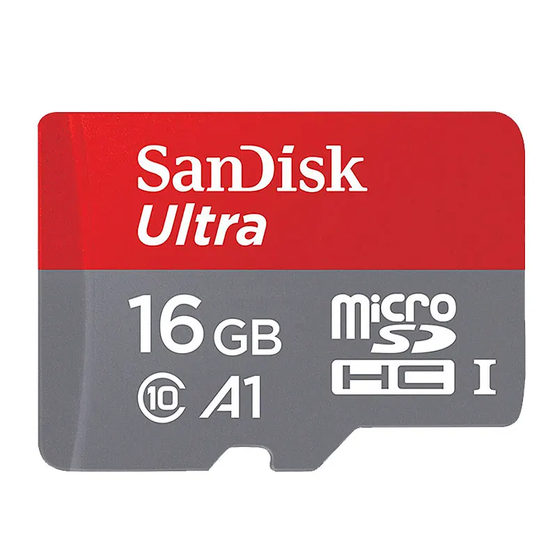 Карта Micro SD SanDisk 100 МБ/с./с 256 ГБ 128 Гб 64 ГБ 32 ГБ 16 ГБ U3/U1 V30 A1 класс 10 карта памяти SDXC SDHC microsd флэш-карта TF - Емкость: A1-16GB