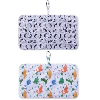 

Baby Middle Layer Cotton New Diapering Waterproof Changing Pad Multifunction Portable Baby Nappy Mat Play Mat