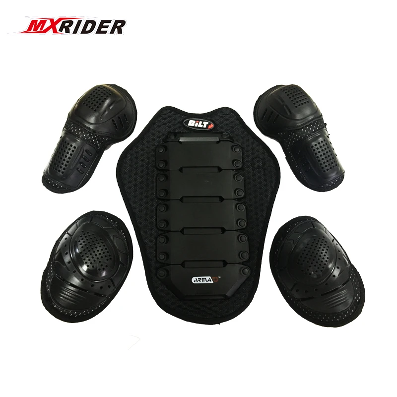 

MXRIDER Motorcycle Protection Shoulder Elbow Knee Pad Back Support Protector Motocross Protective Suit S size