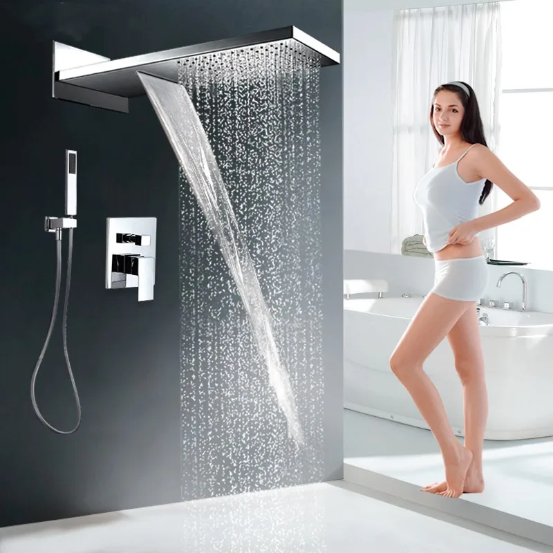 rainfall shower and tub combo