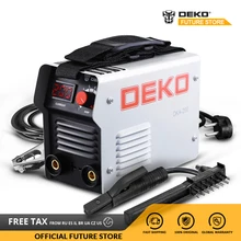 DEKO Инвертор постоянного тока дуговой сварки под флюсом 220V IGBT MMA сварочный аппарат 120/160/200/250 ампер для дома начинающих легкий