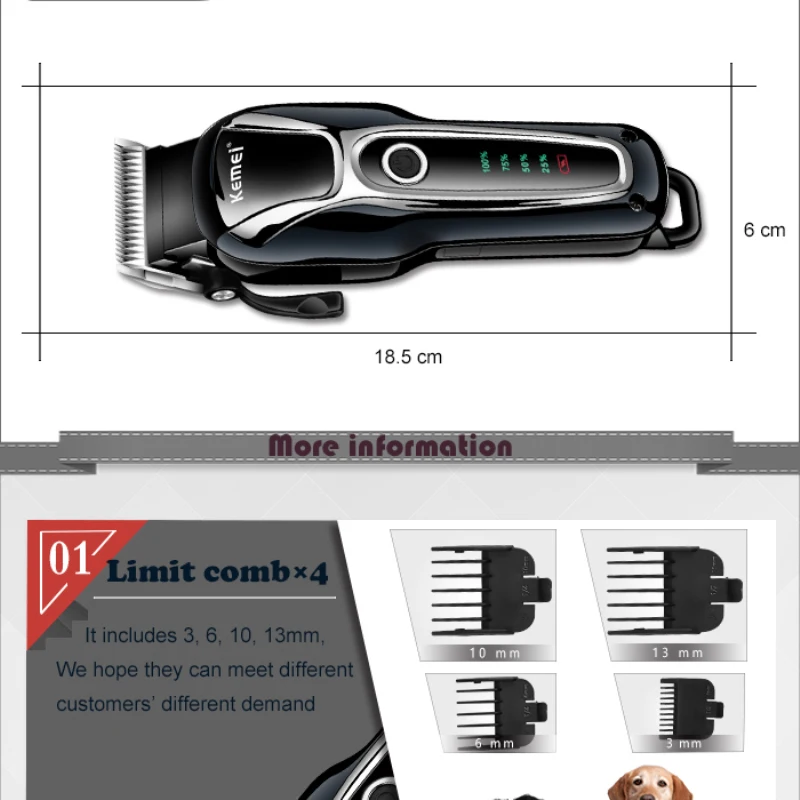 Машинки для стрижки собак 100-240 v Перезаряжаемые профессиональная машина для стрижки волос для кошки для удаления волос Машинка для стрижки