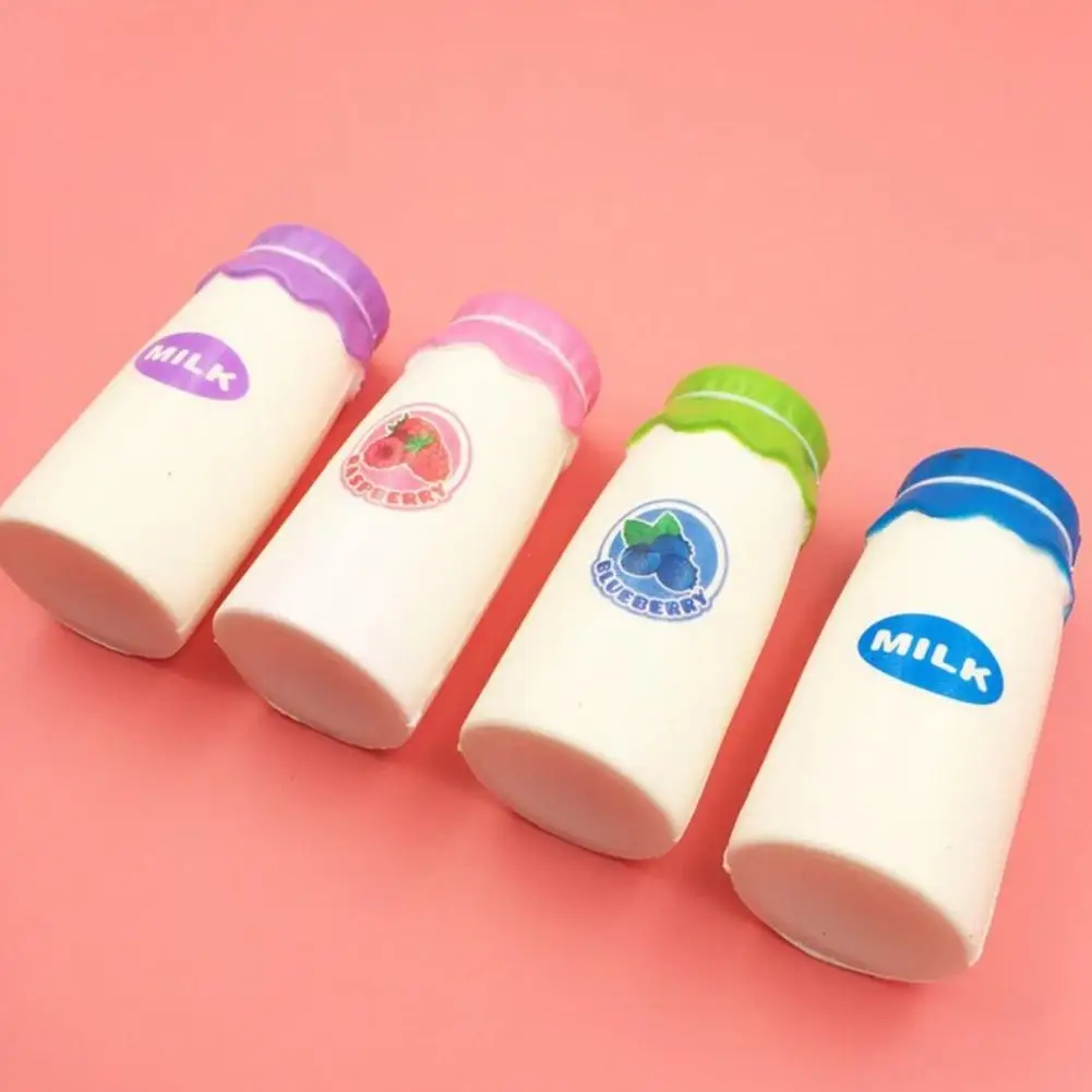 Jumbo Симпатичные мягкие Подвески имитация бутылки из-под молока, кулон медленно нарастающее при сжатии игрушки для снятия стресса подарок для детей