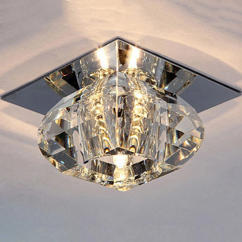 

New Modern LED Crystal Ceiling Lights Hallway Fixture Lamps Indoor Lighting Aisle corridor Ceiling Lamps
